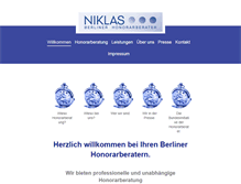 Tablet Screenshot of berliner-honorarberater.de